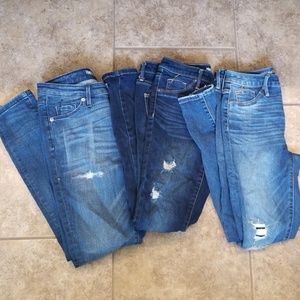 Lots of Mossimo Jeans- 3 pairs- Size 4